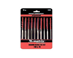 картинка Набор надфилей алмазных , 10 шт. Matrix /15835/ от компании Иж-туд