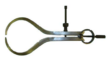 картинка Кронциркуль 400мм для наружных измерений с винтом GRIFF от компании Иж-туд