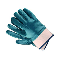 картинка Перчатки трикотажные с нитрил. обливом, крага, L Сибртех /67759/ * (1п засохшая) от компании Иж-туд