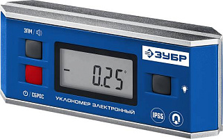 картинка Уровень - угломер электронный магн., точность 0,1гр. Зубр /34745/ от компании Иж-туд