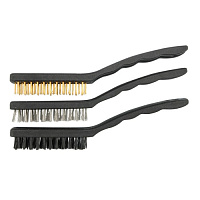 картинка Набор щеток ручных из 3 шт. (сталь/нейлон/латунь) FIT /38453/ * (-1) от компании Иж-туд
