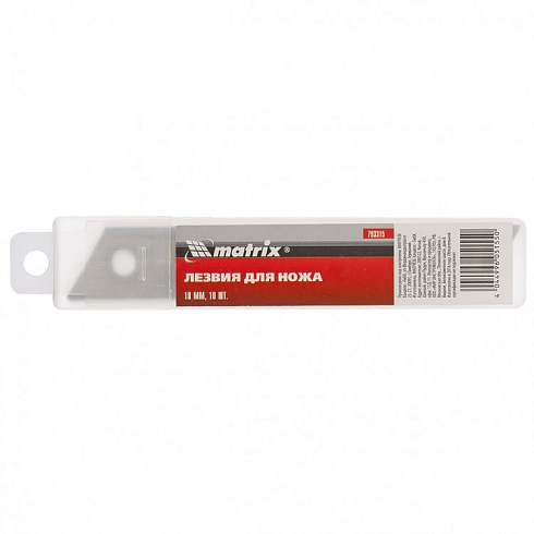 Лезвие, 18 мм, (10 шт) Matrix /793315/