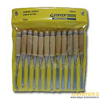 картинка Набор стамесок (12 шт.) Stayer /1835-H12_z01/ от компании Иж-туд