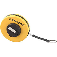картинка Мерная лента 10м фиберглассовое полотно Stayer /34153-10/ от компании Иж-туд
