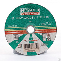 картинка Круг отрезной 180х2,5х22 А40 (HITACHI) от компании Иж-туд
