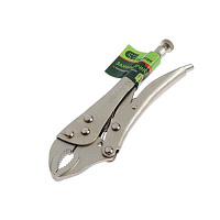 картинка Зажим ручной с фиксацией, полукруглый захват, 180 мм, Сибртех /18421/ от компании Иж-туд