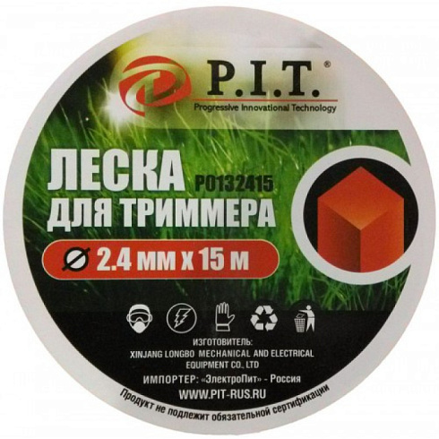 Леска 1,6 мм / 15 м (квадр.) PIT /P0231615/