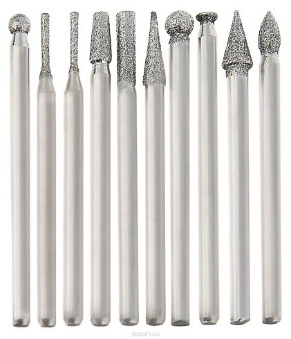 Шарошка алмазная ф10х10х80х6 АСМ 3/2