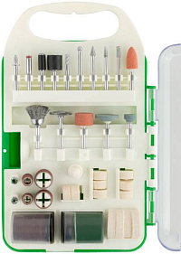 картинка Набор для гравиров.машинки, корщетки/шарошки 71шт. Fit /36498/ от компании Иж-туд