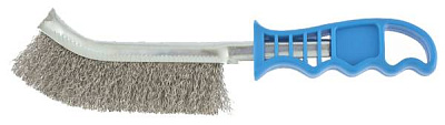 картинка Щетка по металлу с пластмассовой ручкой, нержавеющая пров. БАРС /74828/ от компании Иж-туд